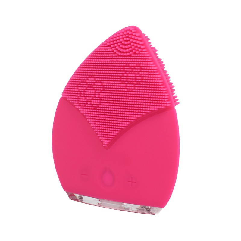 Silicone facial cleansing brush
