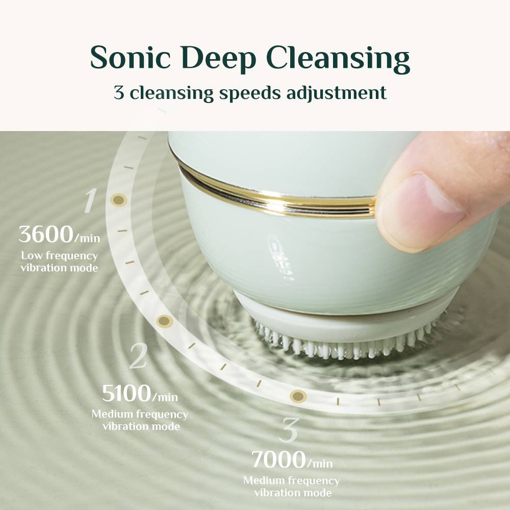 UV-C Deep Cleaning Electric Facial Cleansing Brush