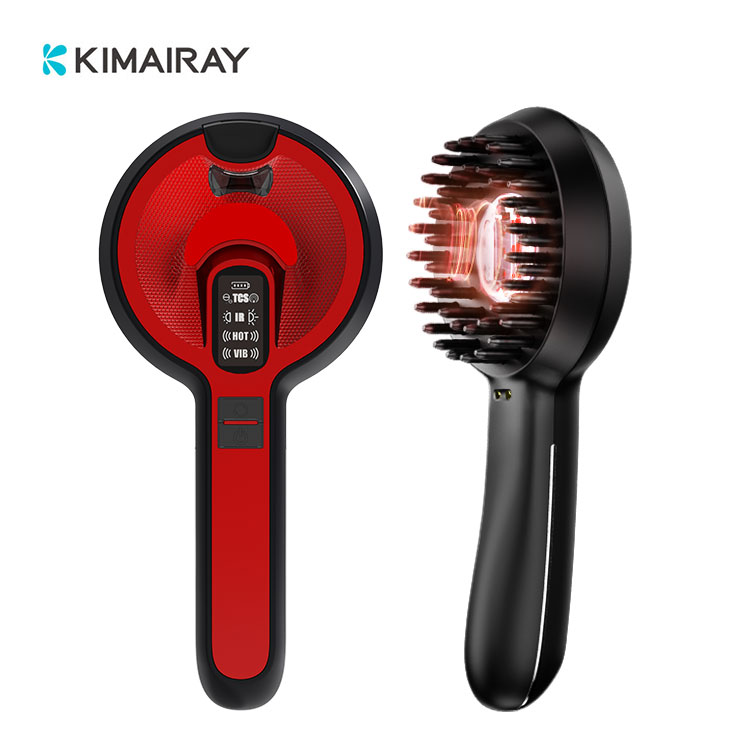Electric Scalp Soft Tooth Heating Massage Comb